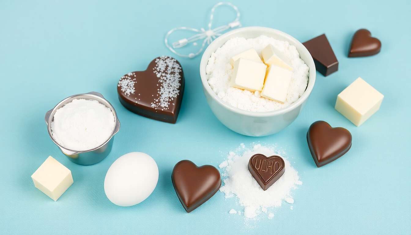 Cœur au chocolat amer : recette gourmande et facile