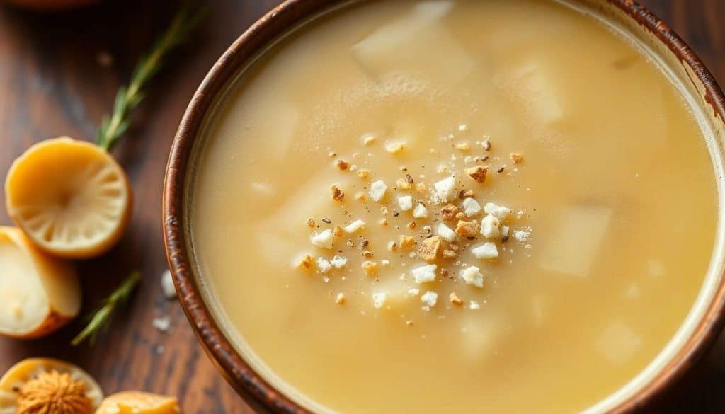 Potage scarole-pommes de terre : recette savoureuse