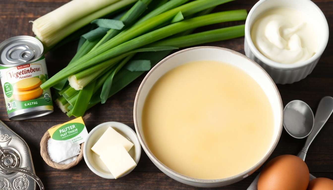 Recette facile de potage aux poireaux