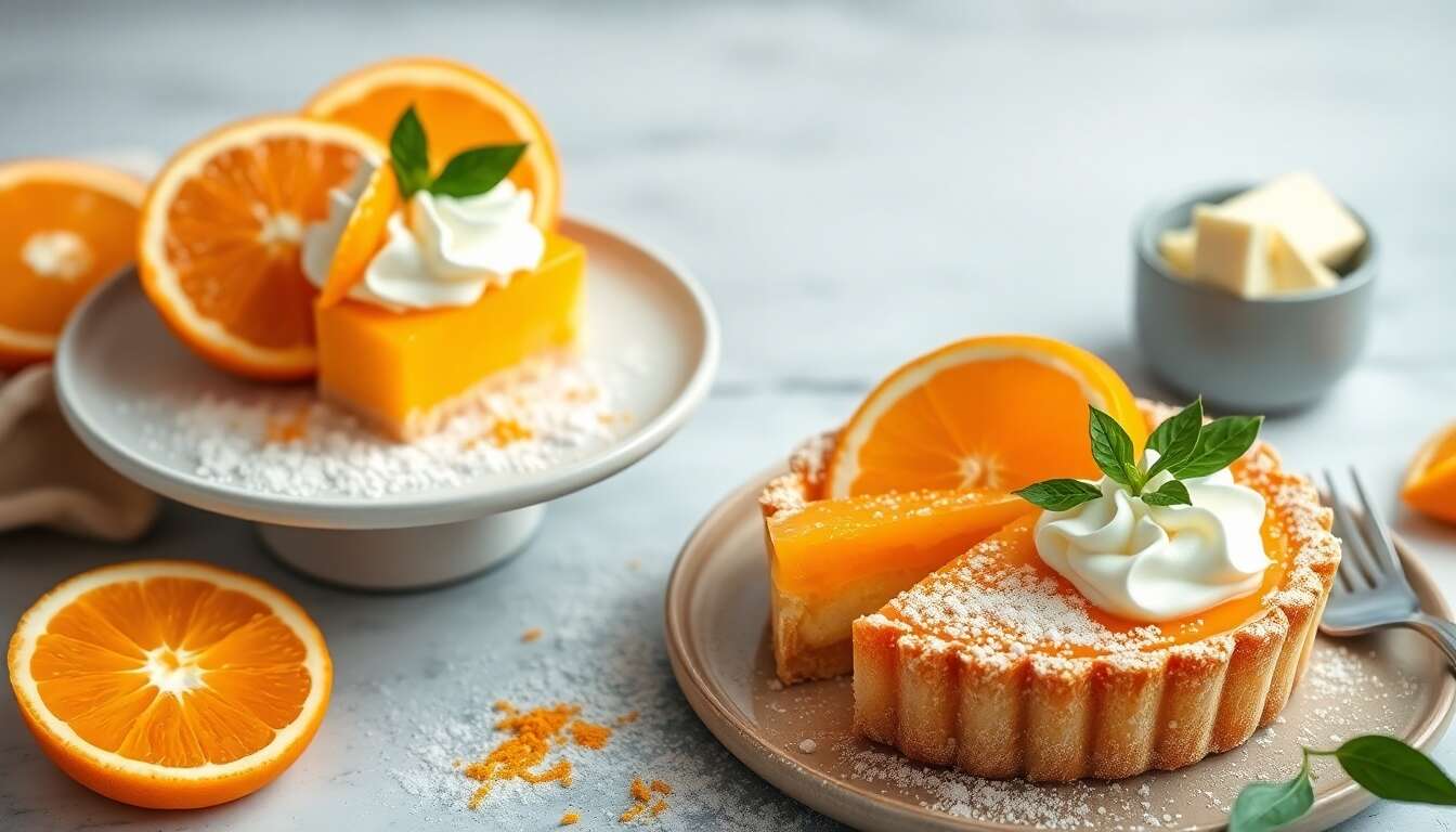 Recette de tarte à l'orange : un dessert gourmand et facile à réaliser