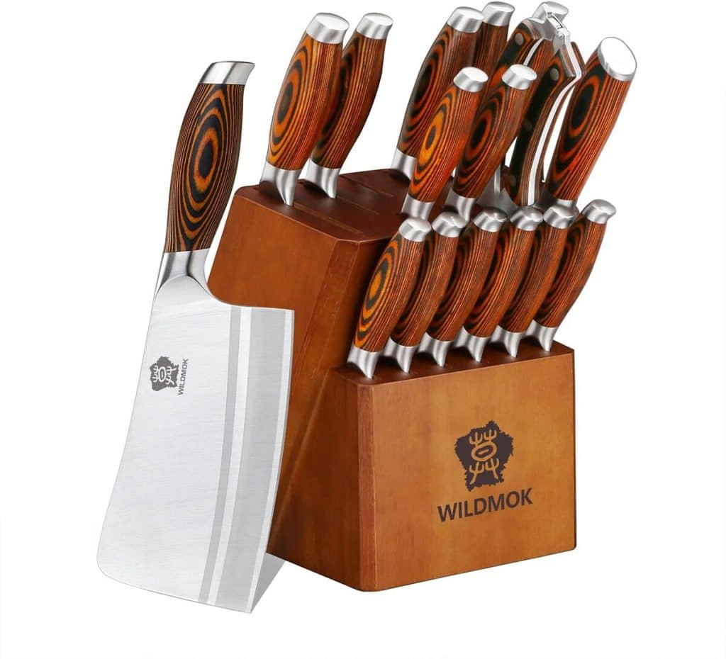 Test de l'ensemble de couteaux Wildmok : performance et précision en cuisine