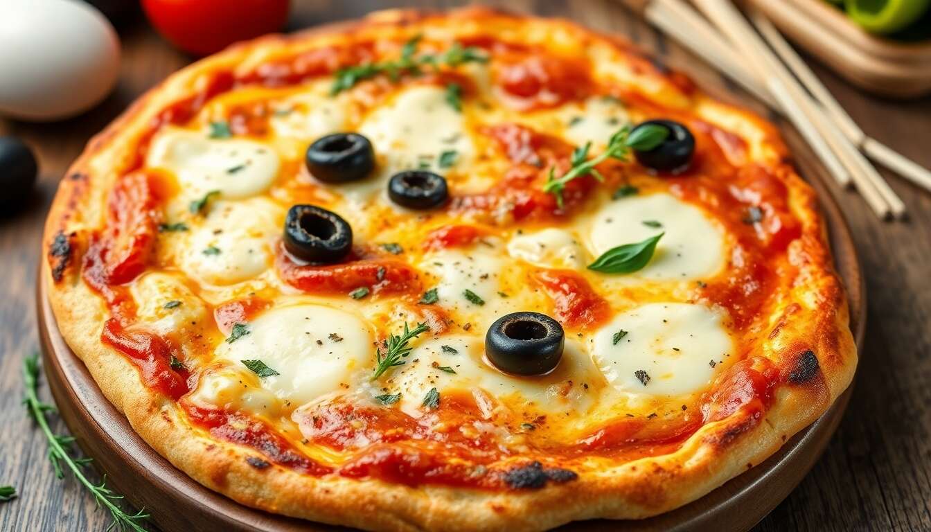 Pizza omelette express : recette rapide et savoureuse