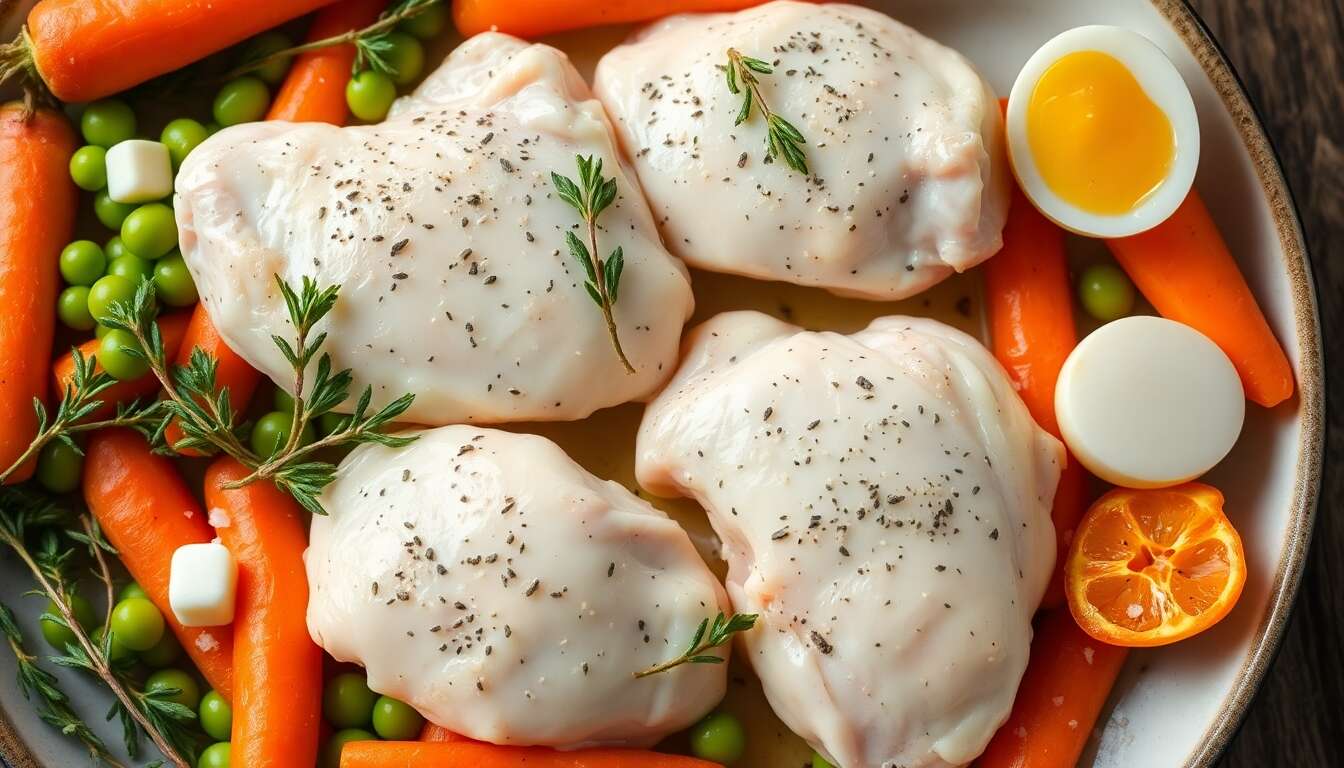 Blancs de poulet à la printanière : recette savoureuse et facile