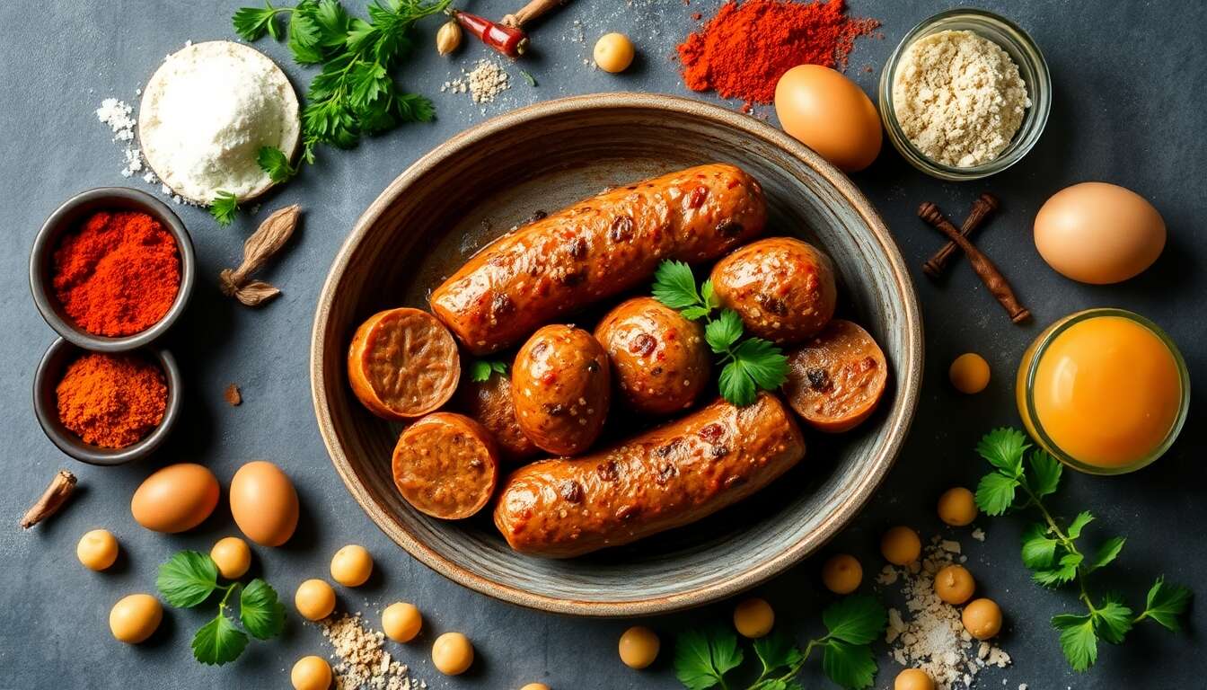 Recette de saucisson végétarien maison