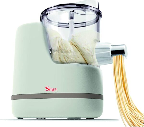 Sirge PASTAFAVOL Machine à pâte fraîche dans la maison avec 18 lames de pâte - 220 W - Pour tous les types de farine + Balance