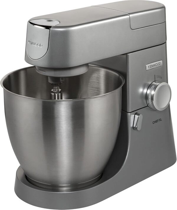 Kenwood Chef Elite Robot pâtissier, argenté Mélangeur + Mixeur + Hachoir 6.7 gris