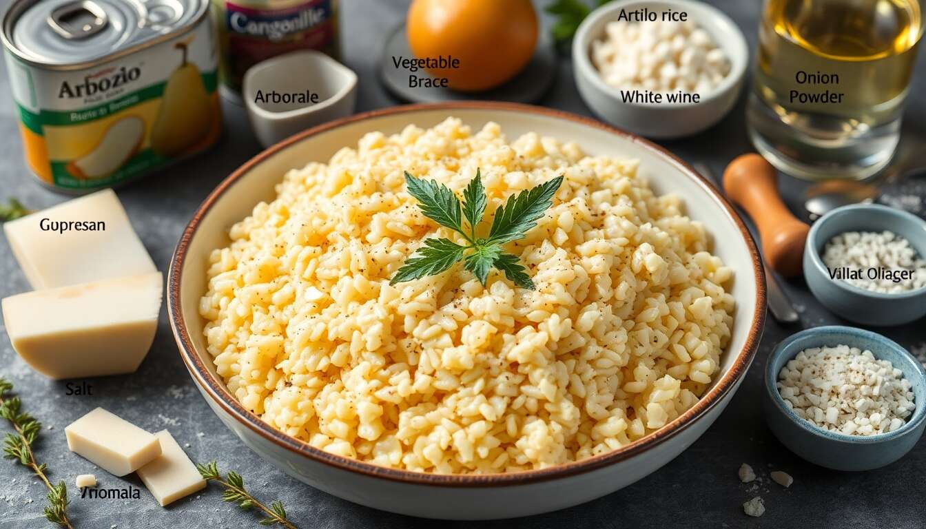 Recette Risotto aux Poires et Gorgonzola