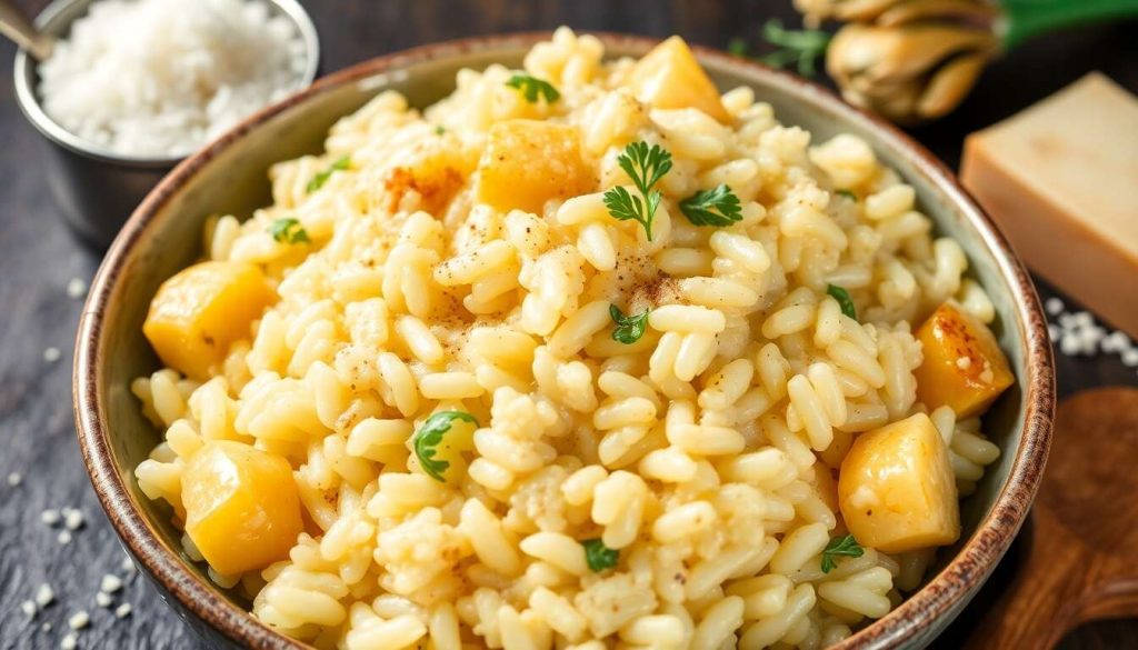Risotto aux cœurs d'artichauts maison : recette savoureuse et facile