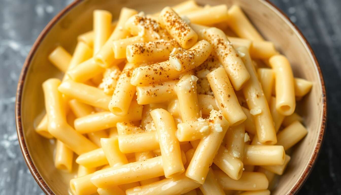 Pâtes crémeuses aux deux fromages : recette gourmande facile