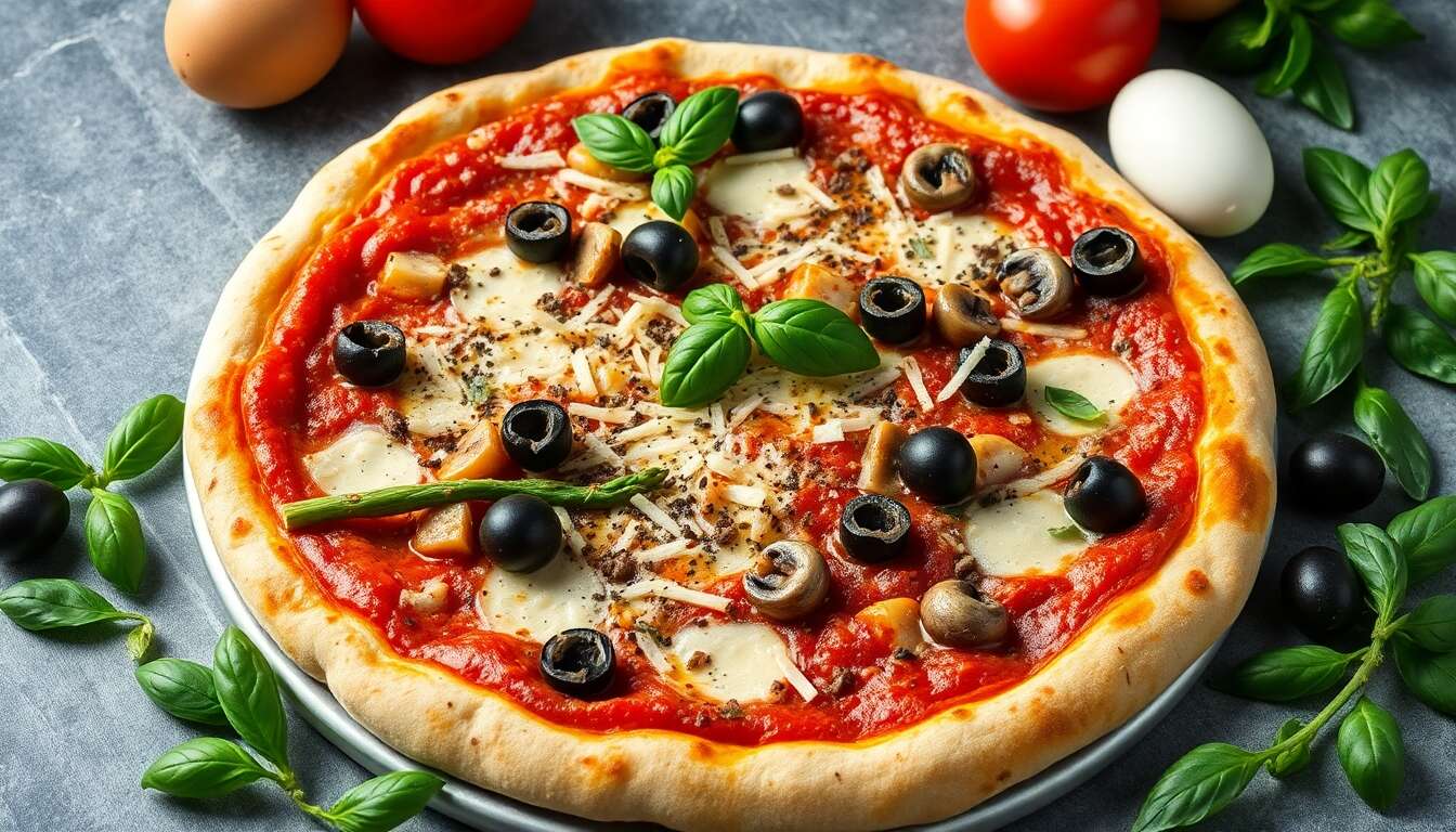 Pizza printanière : recette gourmande et facile