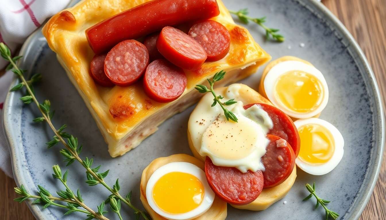 Pâté de Pâques à la chair à saucisses : recette festive et facile