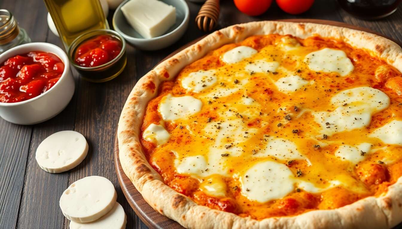 Pizza au chèvre chaud : recette savoureuse et facile