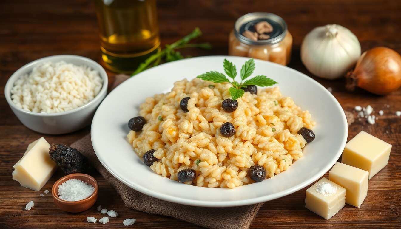 Risotto aux truffes : recette gourmande et facile