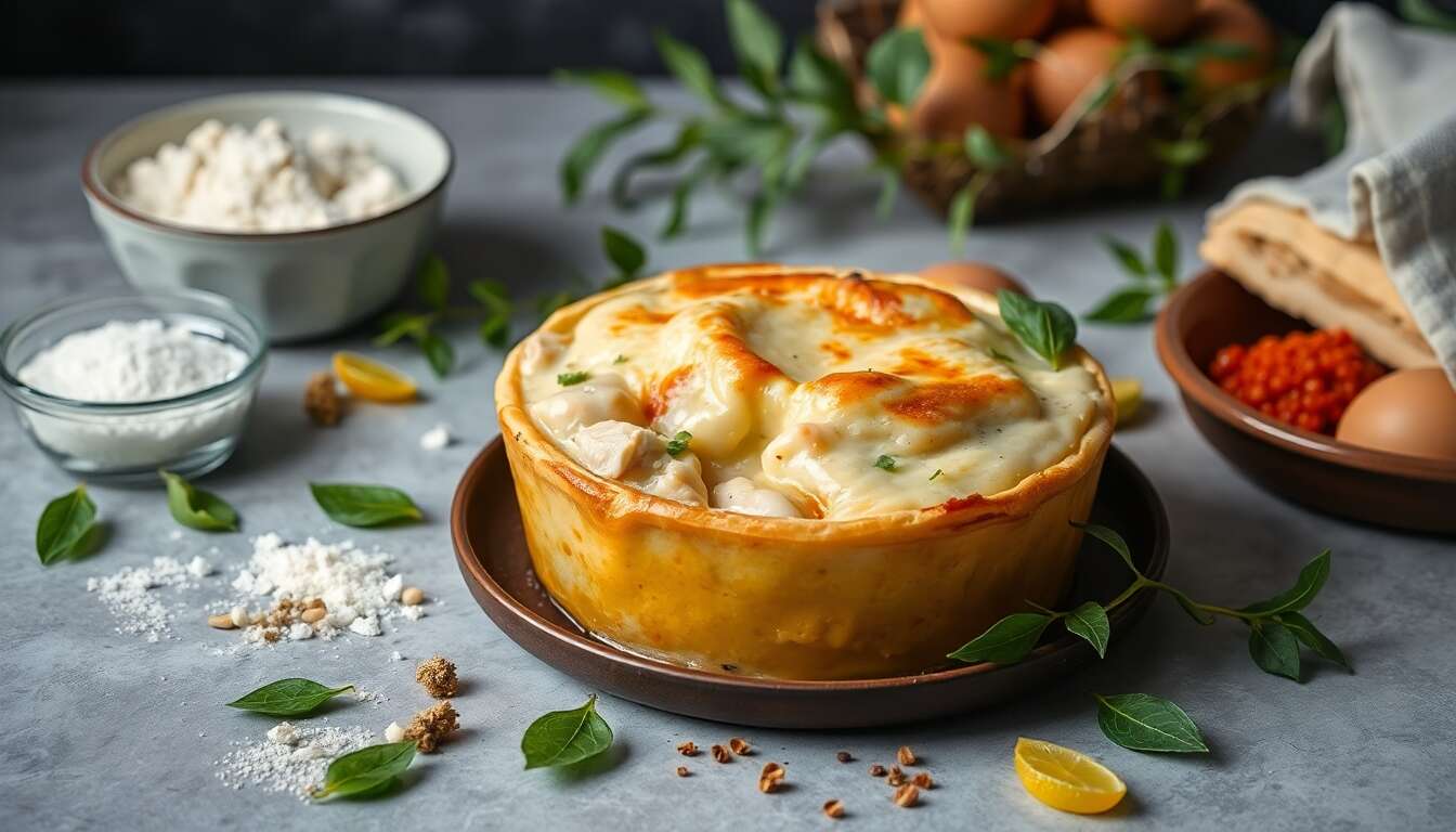 Tourte de poulet en gelée : une recette gourmande