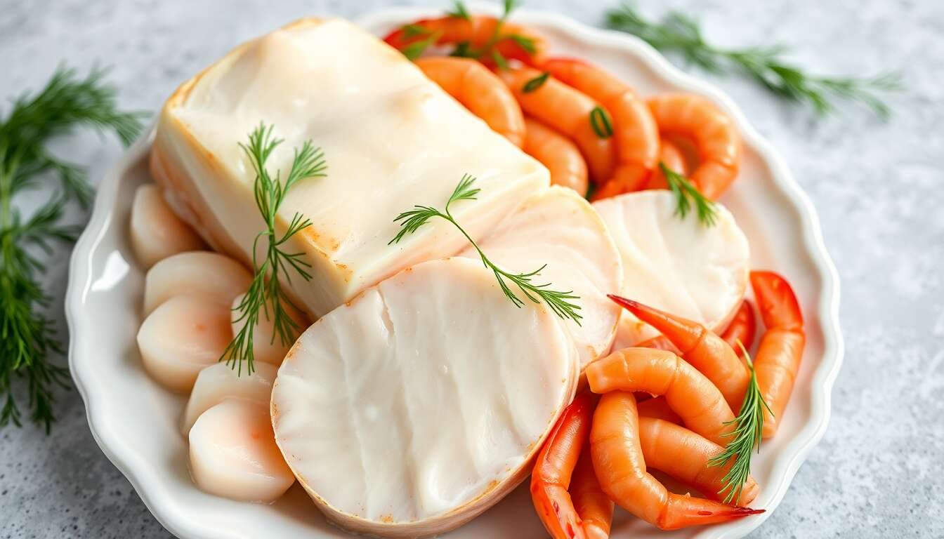 Terrine minceur : poisson, saint-Jacques et gambas