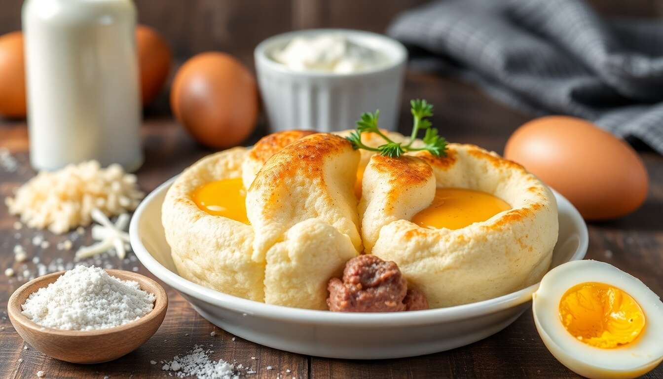 Recette de soufflés à la viande moelleux