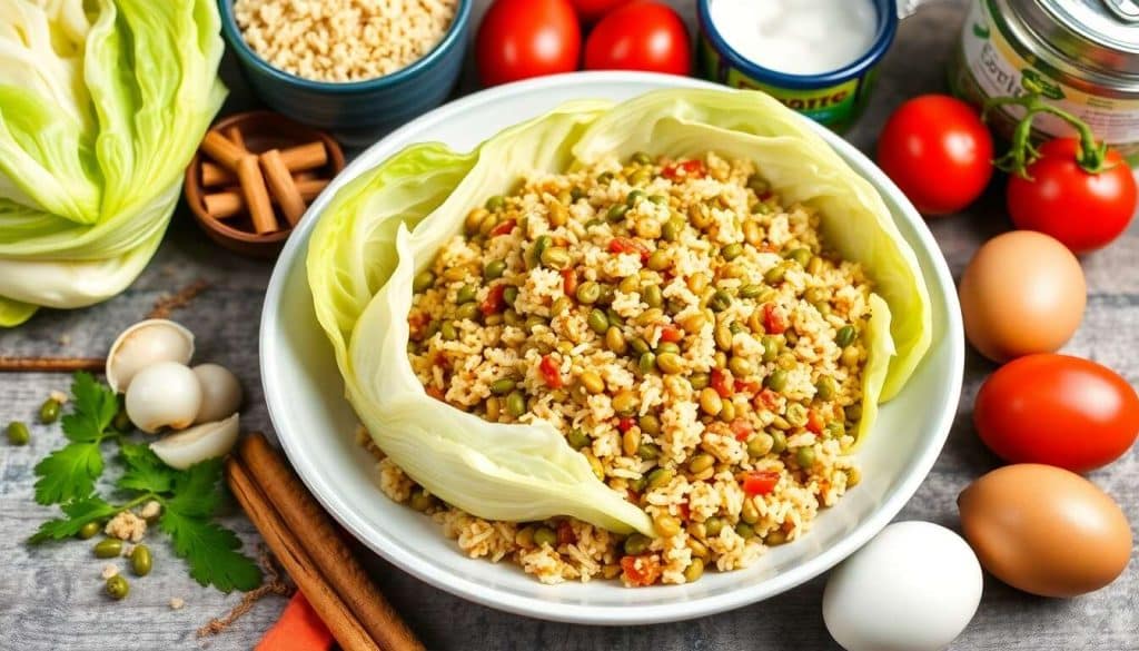 Chou farci végétarien à la libanaise : une recette savoureuse