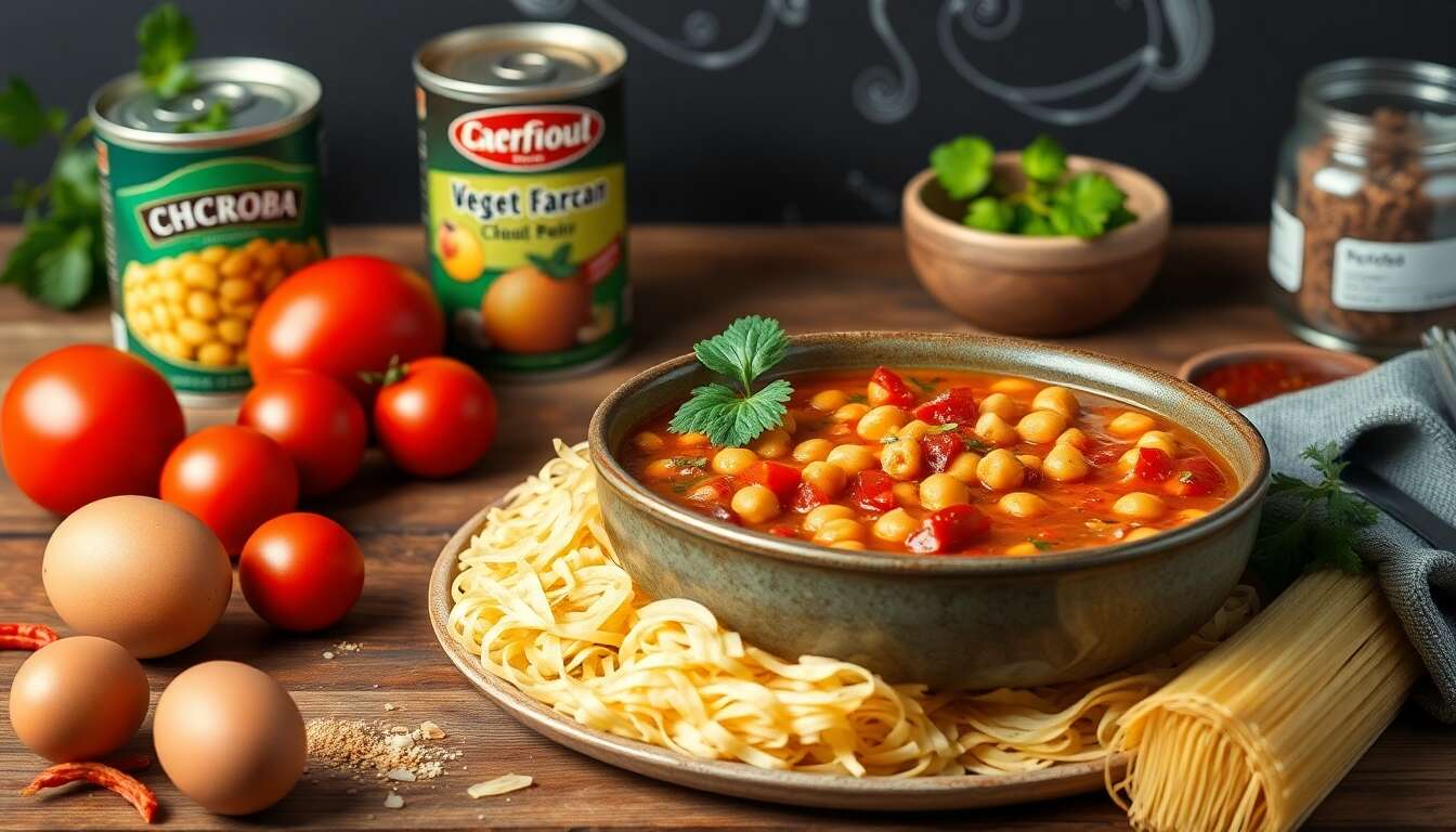Chorba végétarienne savoureuse : recette facile et rapide
