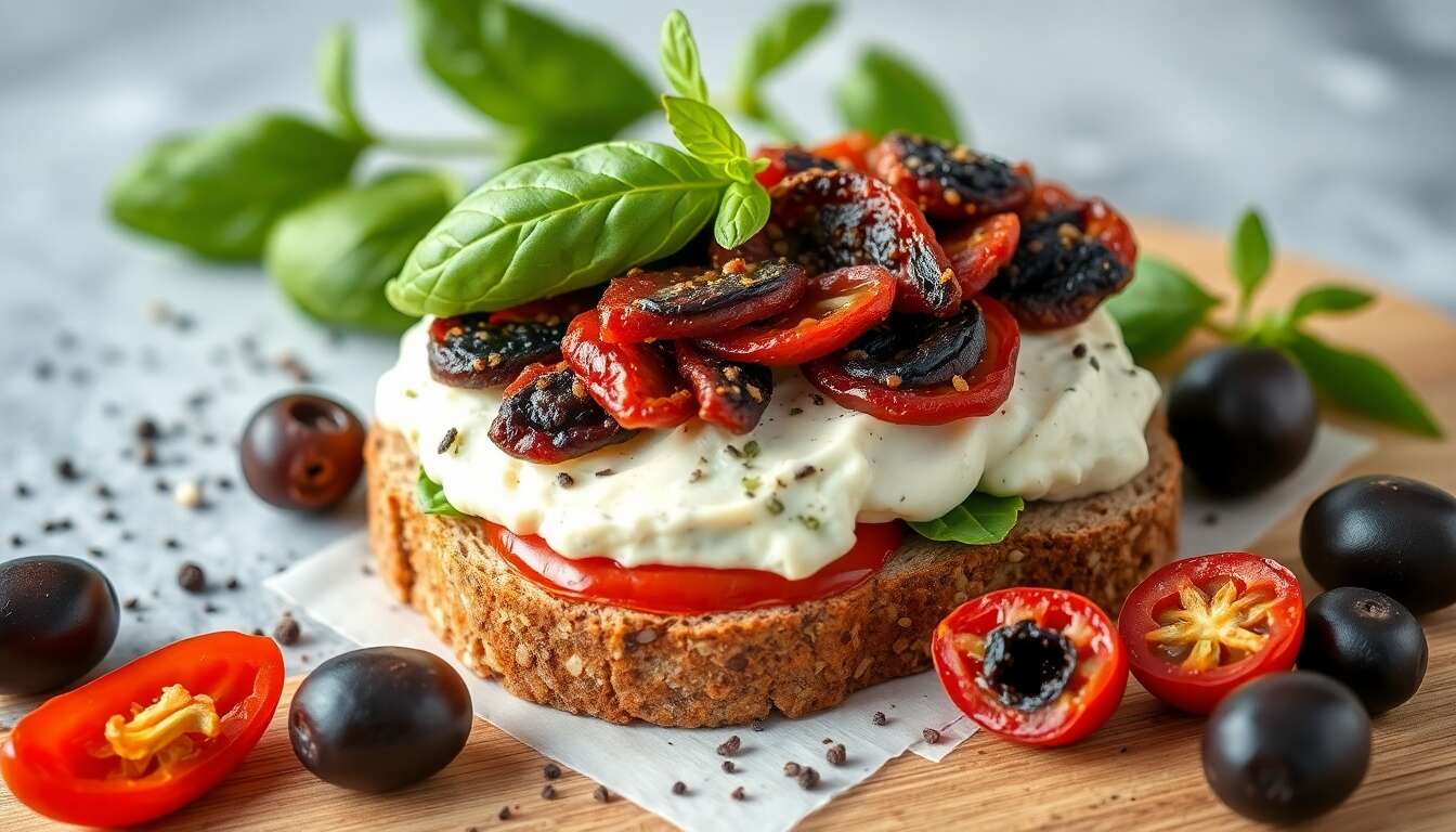 Recette de sandwich végétarien gourmand