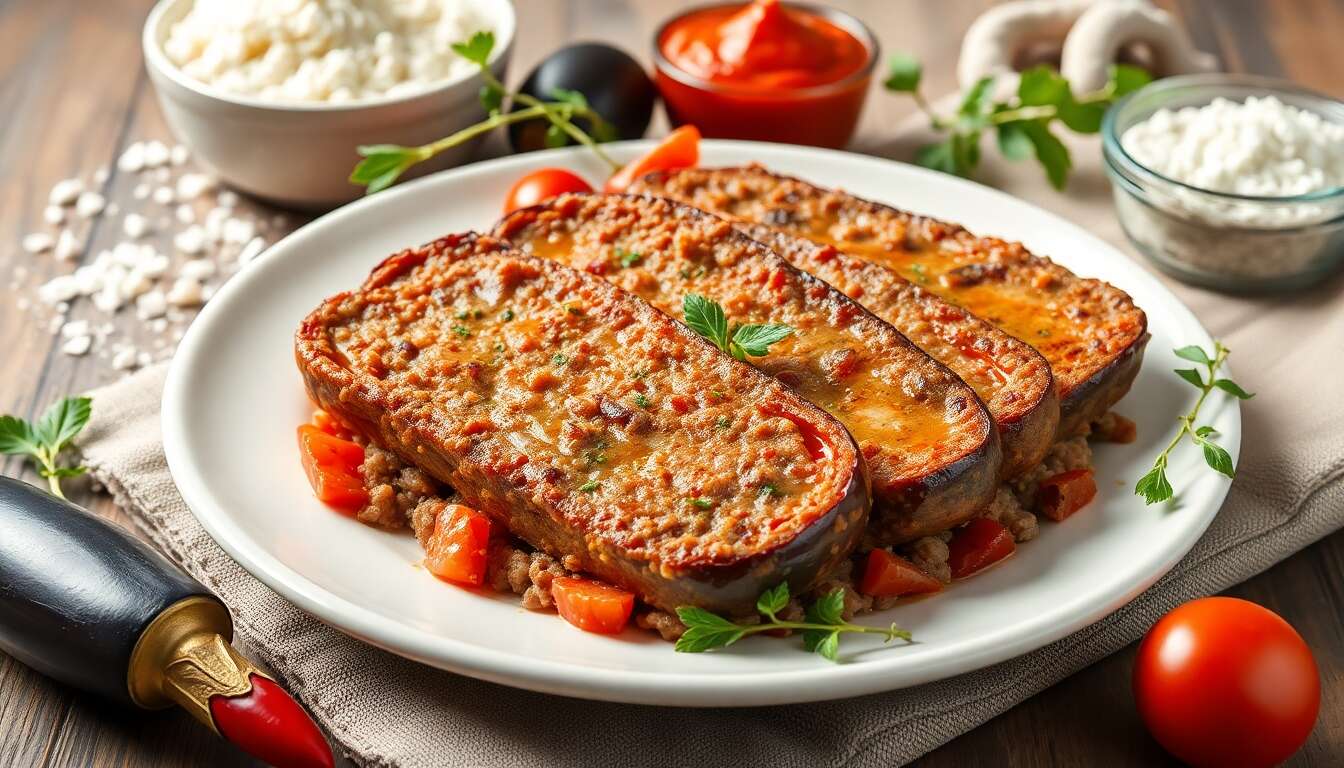 Recette facile : pain d'aubergines à la viande