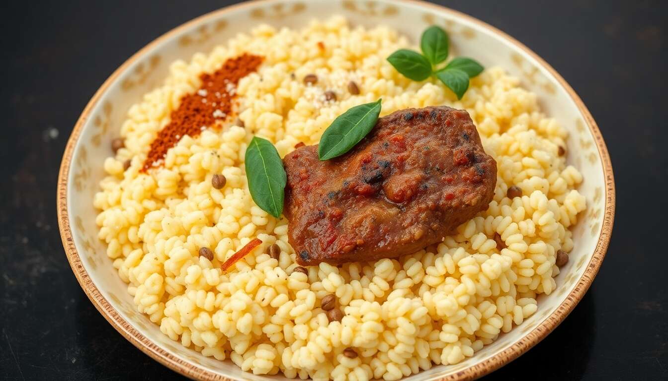 Tiëre Yaap : couscous à la Viande Сенегаляйz