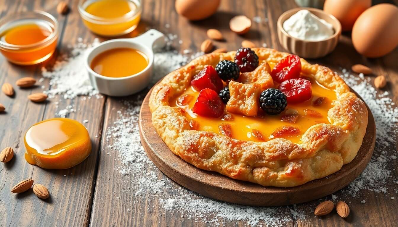 Galettes au miel et fruits confits : recette gourmande