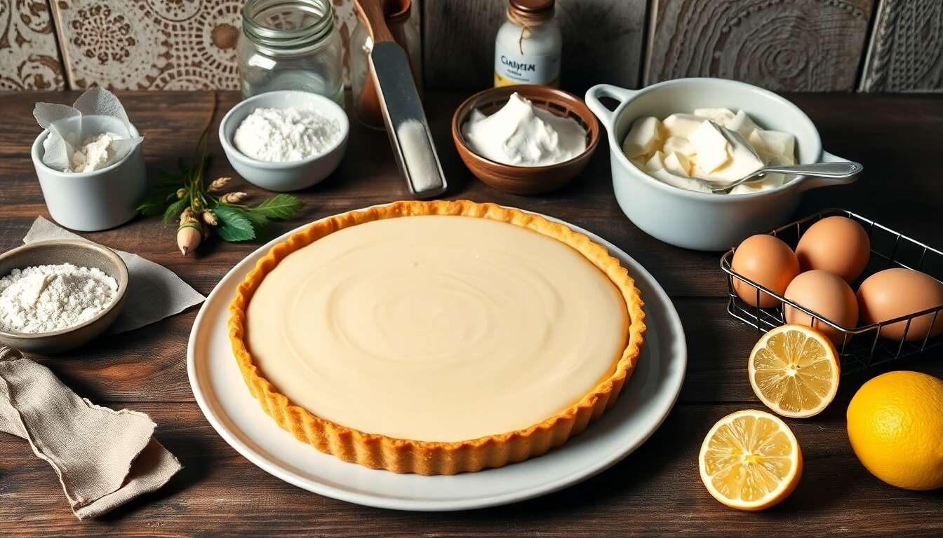 Tarte au fromage blanc et crème fraîche : recette savoureuse et facile