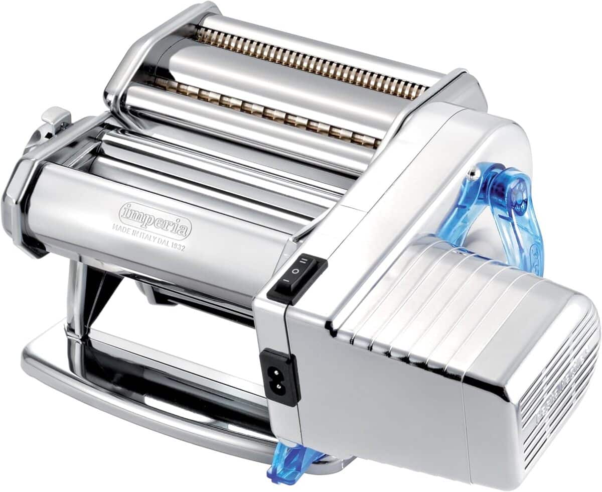 Test de la machine à pâtes électrique Imperia Electric Ligne Classique argent