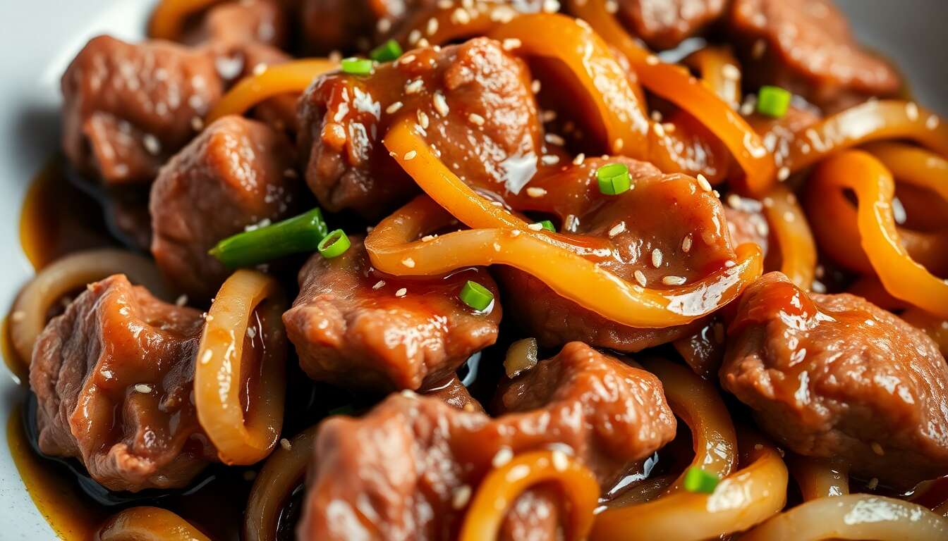 Bœuf aux oignons de Michèle : recette savoureuse et facile