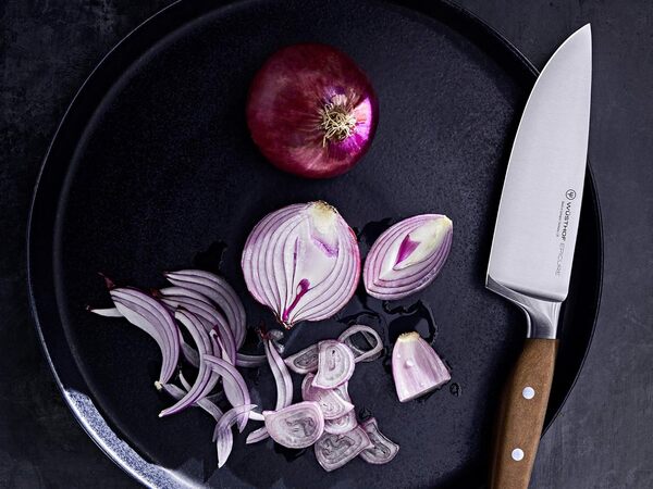 Wüsthof 1010600116 3982-7/16 Epicure Couteau de cuisine à haute teneur en carbone, acier, bois, marron, inoxydable, alliage, taille unique