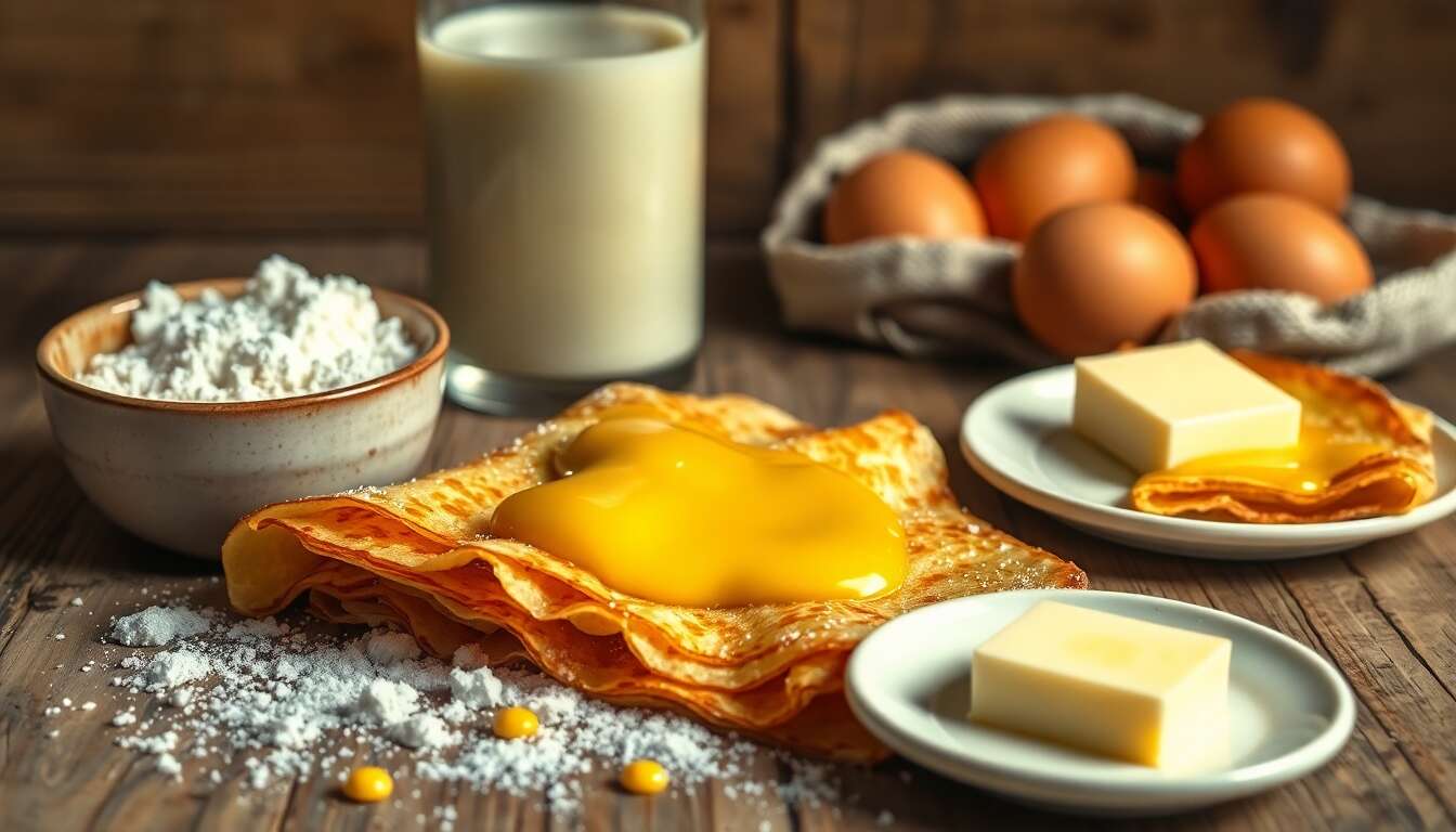 Crêpes à la confiture de lait : recette gourmande