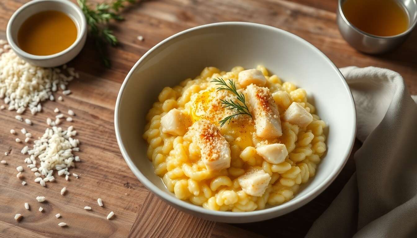 Risotto de lotte au Cookeo : recette facile et rapide