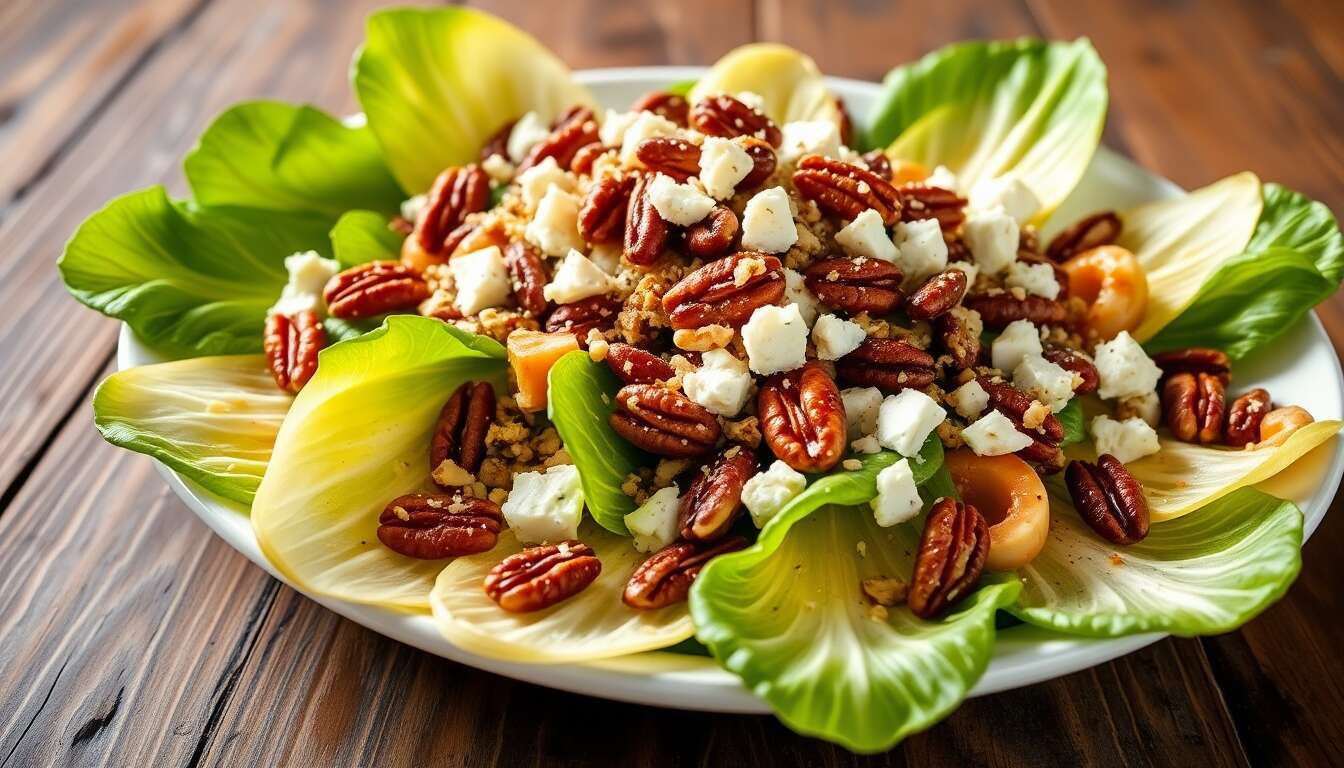 Salade d'endives : recette colorée et festive