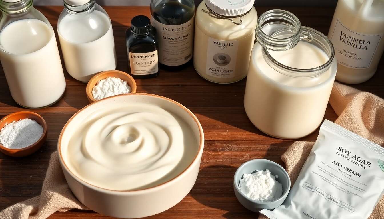 Crème végétale à la vanille : recette gourmande et facile