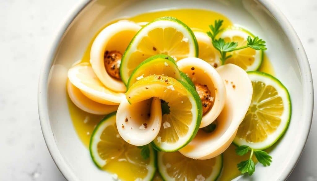 Bouchées de Saint-Jacques au Citron Vert et Ciboulette : recette Savoureuse