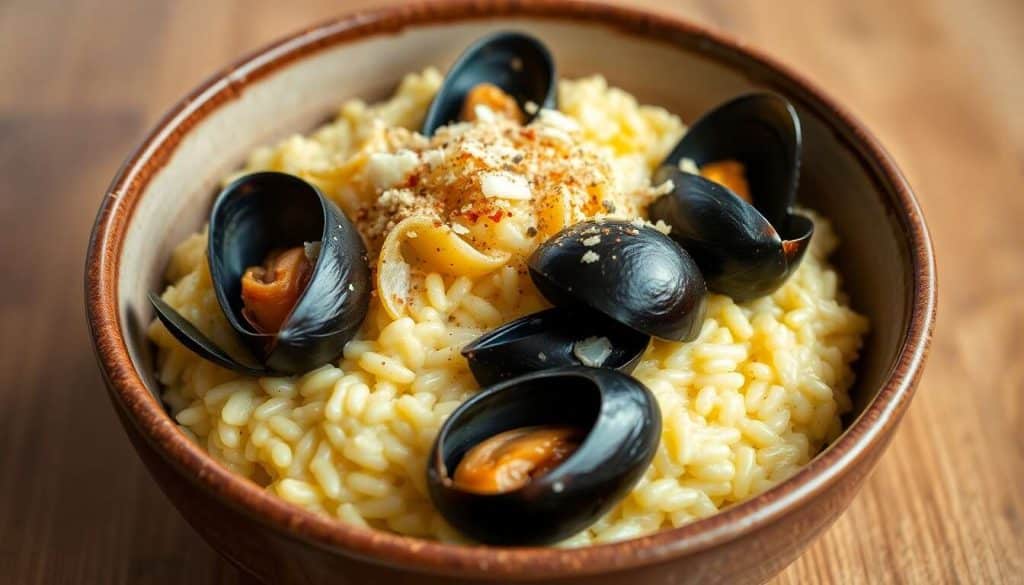 Risotto au vin blanc et aux moules : une recette savoureuse