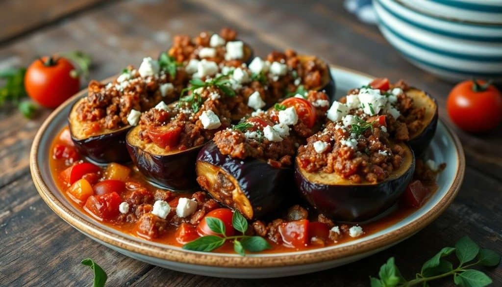 Recette d'aubergines à la grecque avec viande