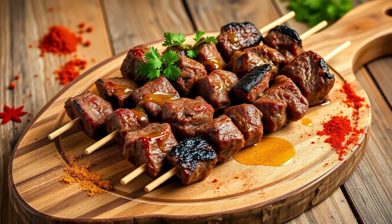 Recette de brochette de viande hachée Kabob