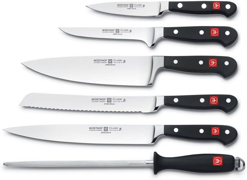 Test du coffret Wüsthof TR9751 : 5 couteaux + fusil à aiguiser
