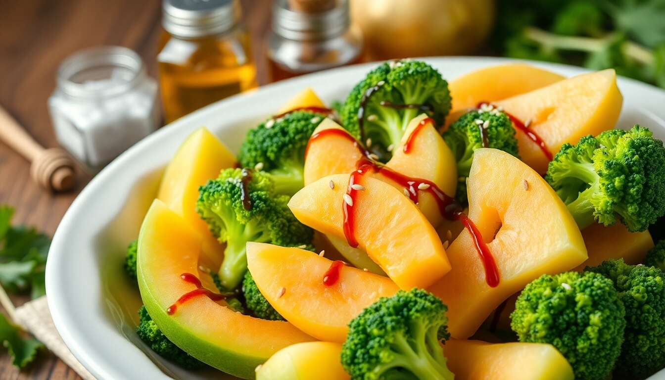 Salade au melon et brocolis : une recette fraîche et saine