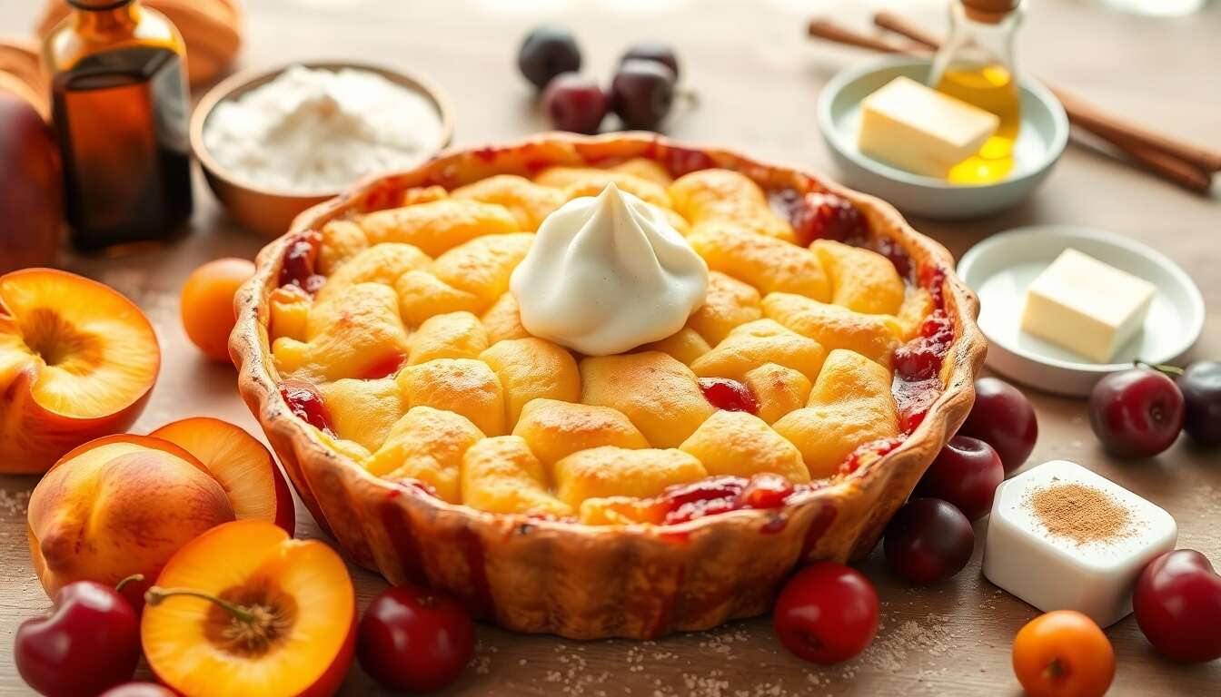 Recette de Cobbler aux Fruits Moelleux