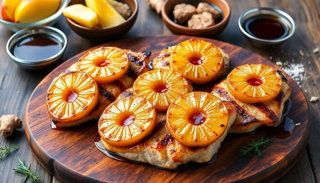 Tournedos de poulet grillés à l'ananas : une recette exotique et savoureuse