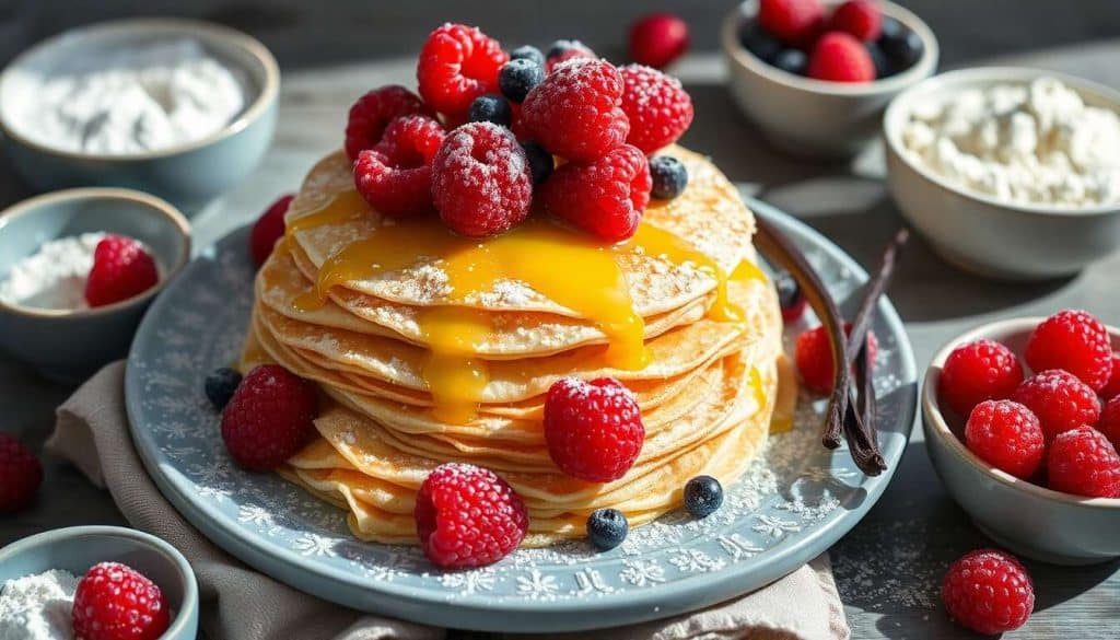 Crêpes aux fruits rouges : recette gourmande et facile