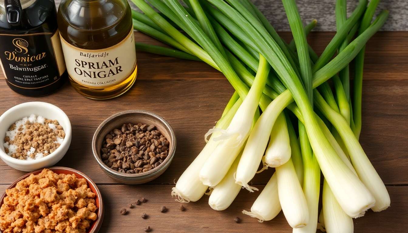 Confiture d'oignons nouveaux pour accompagner la viande froide