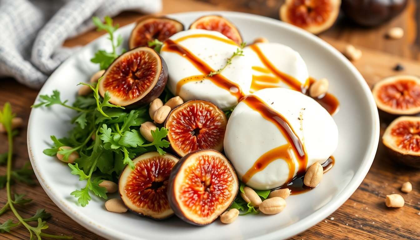 Salade de figues et mozzarella : une recette fraîche et savoureuse