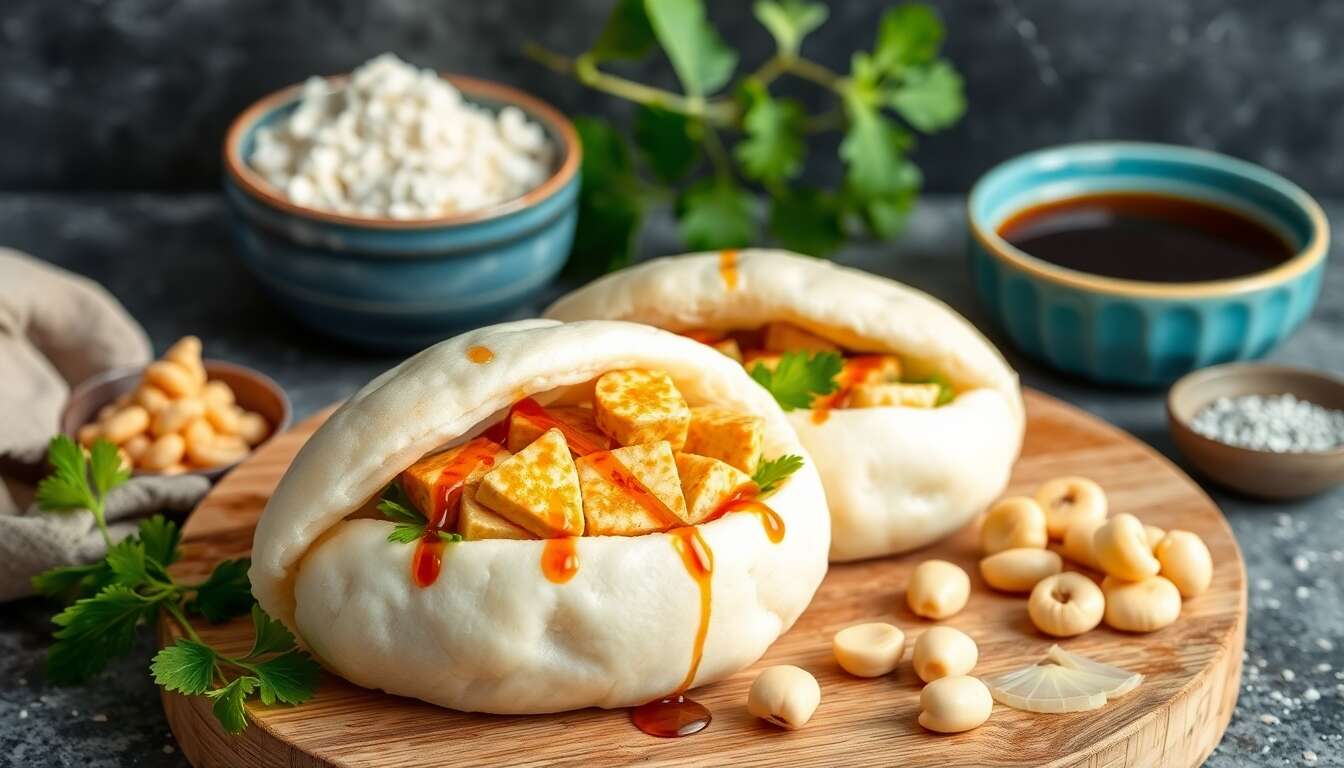 Recette de bánh bao végétarien maison