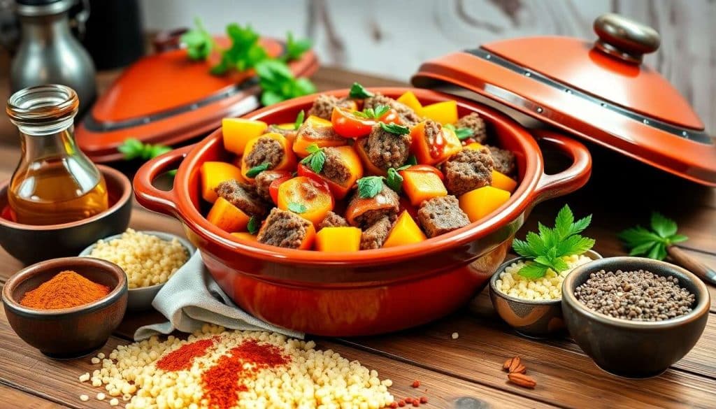 Tajine de légumes farcis à la viande hachée : recette savoureuse