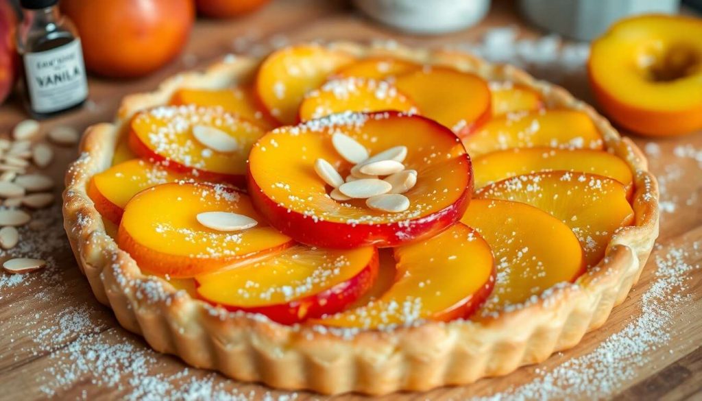 Tarte aux pêches : recette gourmande et facile