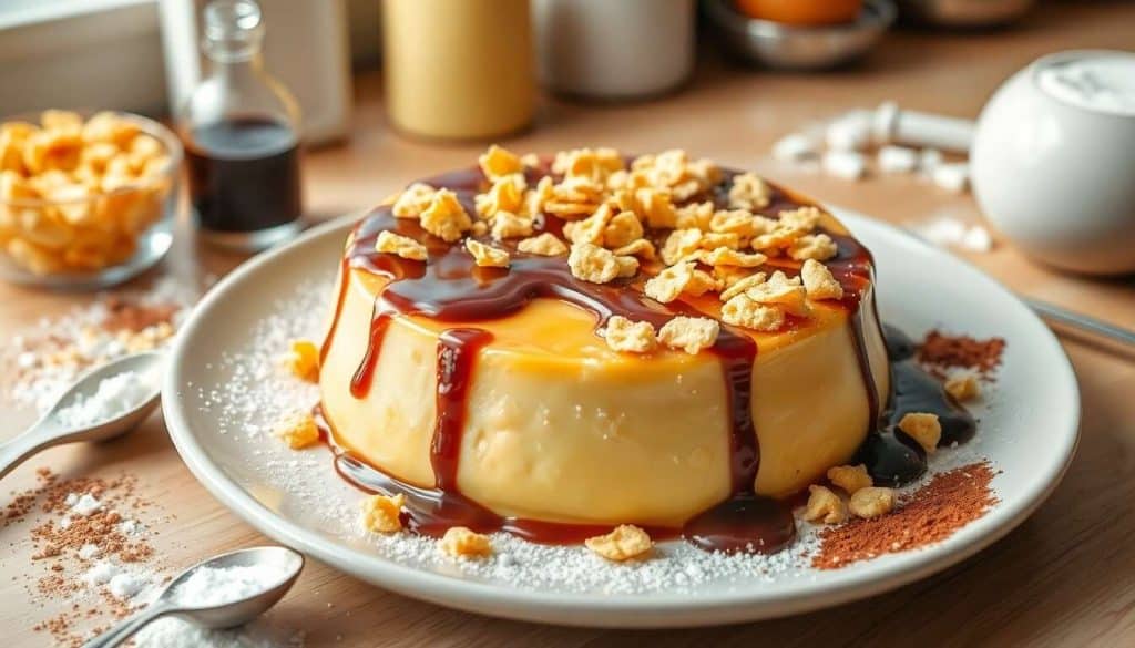 Flan croustillant aux Corn Flakes et chocolat : recette facile