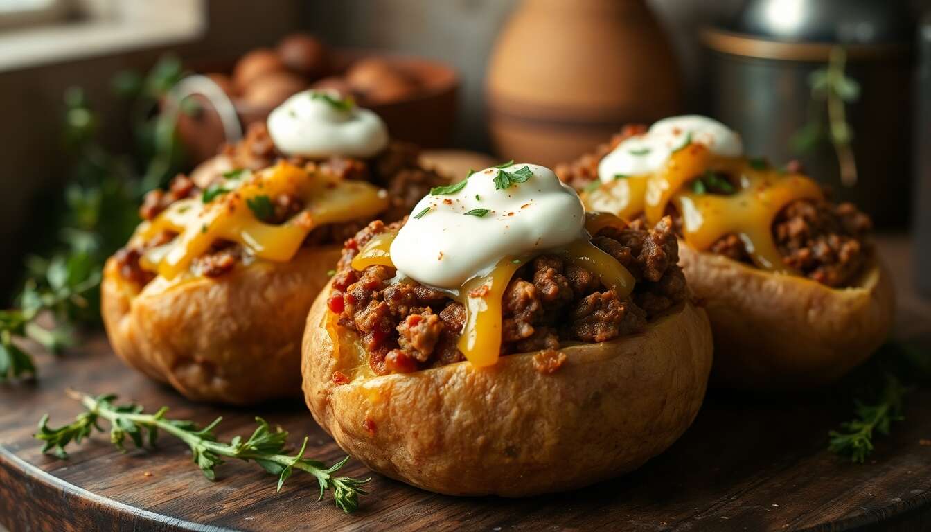 Pommes de terre surprises à la viande : recette gourmande et facile